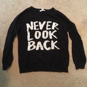 “Never Look Back” Sweater
